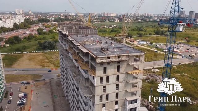 ЖК Грин Парк Ход строительства. Июль 2020 г смотреть онлайн