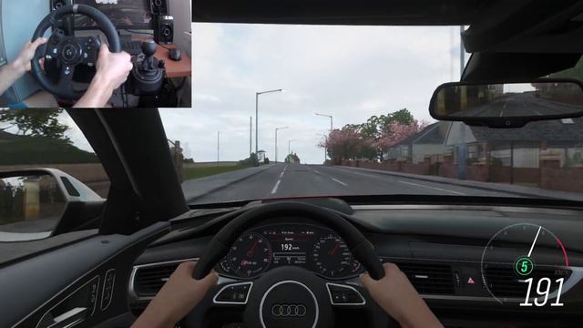 Audi RS6 | Forza horizon 4 (Logitech g920) gameplay смотреть онлайн