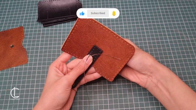 Free Pattern⭕️Leather Accordion Card Wallet😎tutorial✌️آموزش و الگوی رایگان کیف کارتی آکاردئونی смотреть онлайн