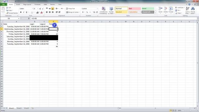 8.7 Creating a Time Sheet to Track Hours - MS Excel (Urdu) - MS Office 2010 Tutorials смотреть онлайн