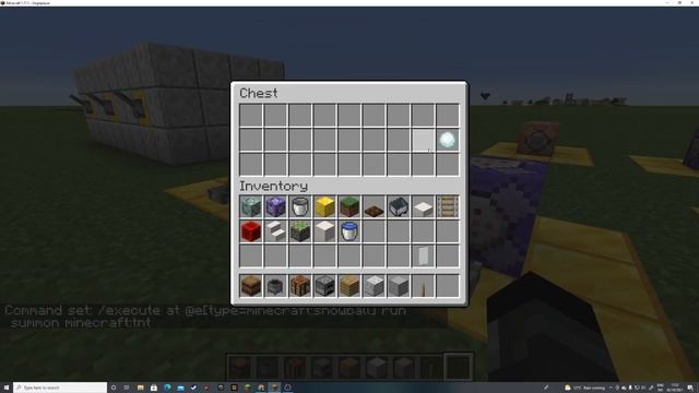 How to make a snowball shoot tnt Mincraft Java ediditon смотреть онлайн
