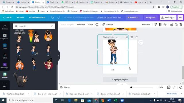 Animando bitmoji con CANVA смотреть онлайн