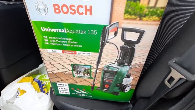 LADA GRANTA FL Выбрал мойку высокого давления BOSCH 135 тест в работе сделаю позже