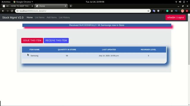 30 - HOW TO KEEP MODEL DATA UPDATE HISTORY IN DJANGO- STOCK MANAGEMENT SYSTEM смотреть онлайн