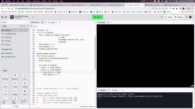 CWC2023 Python Project 3 - Save the Fish смотреть онлайн