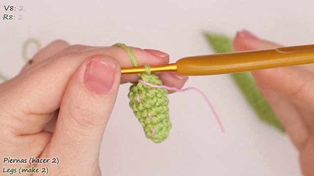 Como Hacer Un Grinch A Crochet Amigurumis Tutorial Paso A Paso Parte 1/3 / Sub ????/ Gretawings
