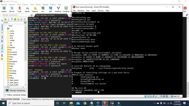 #27 - Networking - Allow and Deny Specific IP address to connect on Linux CentOS 8 смотреть онлайн