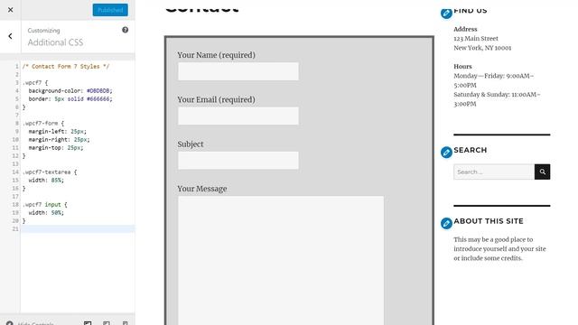 How To Customize The Style Of Contact Form 7 To Match Your Website смотреть онлайн