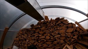 Дровяни́к из поликарбоната.Честный обзор.