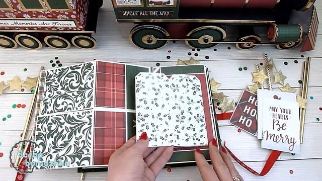 DT Scrapbumazhka 2017 Phot Play paper "'M4Plaid Christmas" oбзор проекта смотреть онлайн
