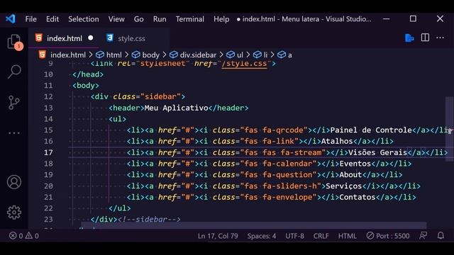 Como criar um Menu "Painel de Controle" [HTML & CSS ] смотреть онлайн