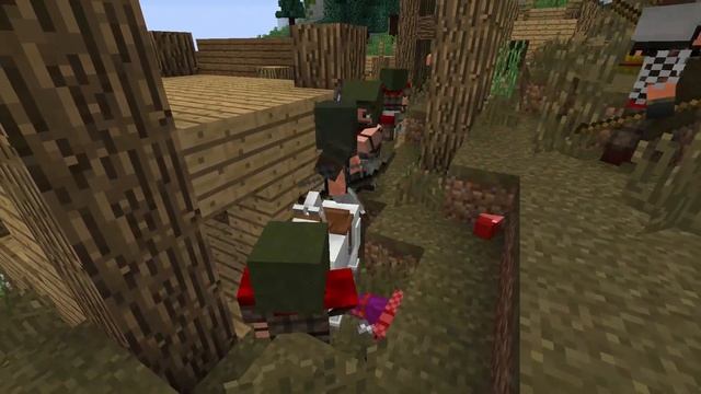 Minecraft Battle #1 Knights charge! смотреть онлайн