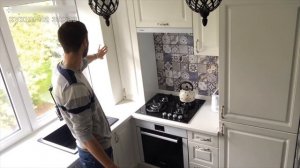 Кухня в хрущевке 5 метров с колонкой. Дизайн кухни с окном