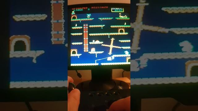 Roc 'n Rope. 325,350. MAME gameplay. смотреть онлайн