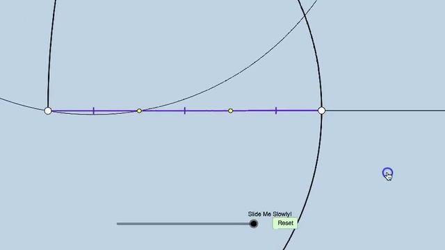 Trisecting a Segment (V3) = GoGeometry Action 146! смотреть онлайн