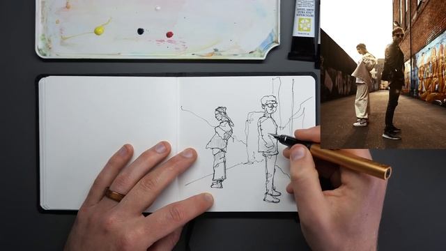 How to Sketch People - Step by Step for Beginners смотреть онлайн