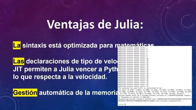 ???JULIA VS PYTHON VENTAJAS DE CADA LENGUAJE??? смотреть онлайн