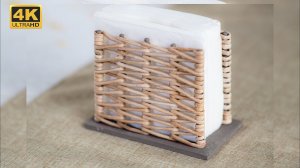 Салфетница ажурным узором и с фанерным дном.