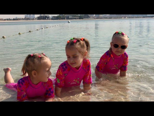 ВЛОГ Идем Atlantis the palm в Дубаи Гуляем в Дубай Молл Алина Юляшка и Алиса играют VLOG смотреть онлайн