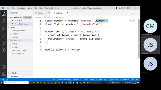 AWD1111 - Database Driven Website Development - Day #42 - MongoDB Part 3/Todo - Wednesday 10/19/202 смотреть онлайн