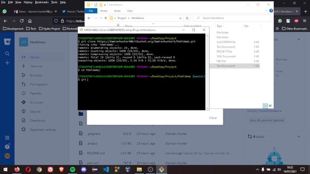 How to use Git Bash and Bitbucket смотреть онлайн