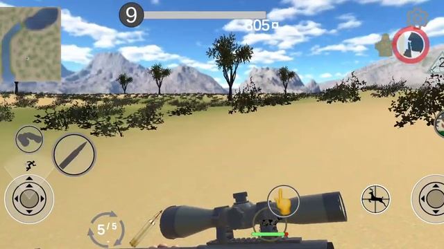 Hunting Simulator, симулятор охоты на андроид, долгожданный слон. смотреть онлайн