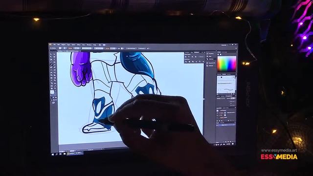 Speed Paint Thanos : XP-Pen Artist 12 + Adobe Illustrator смотреть онлайн