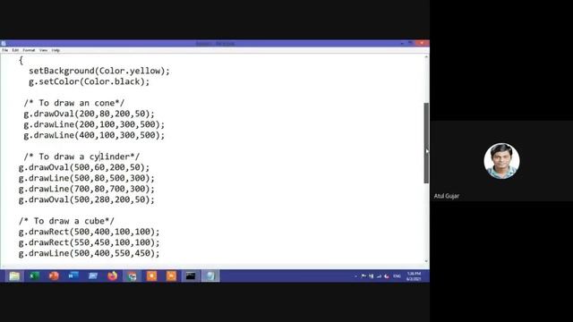 exp 28,29,30,31,32 - Applets,Graphics class methods, draw different shapes, File I/O -Stream classe смотреть онлайн