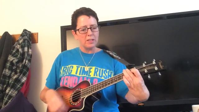 Sarah & T-Bucket cover Mary Did You Know on Fender tenor Ukulele. смотреть онлайн