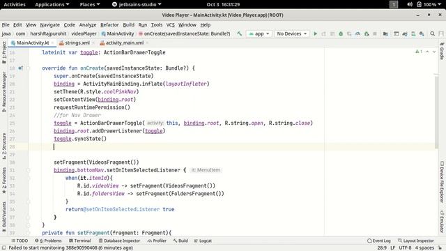 10.Top Navigation Drawer Part-1 | Android Studio Kotlin | Hindi смотреть онлайн