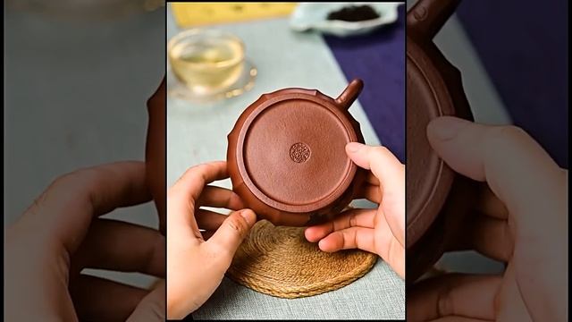 Full Handmade Yixing Zisha Teapot [Heqi Zhi Xiang] | 全手工宜兴紫砂壶 珍藏老紫泥 [和气致祥] - Yiqinteahouse.com