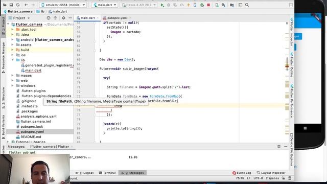 ? Subir Imagen a Servidor (Server) ? ?- Dio - Tutorial 38 .- Flutter tutorial en español смотреть онлайн