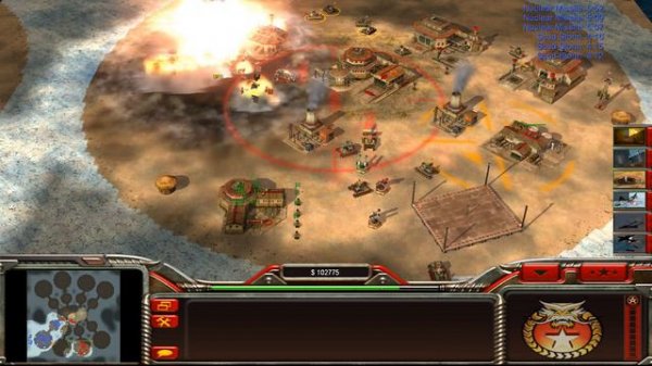 Command Conquer Generals Zero Hour Boss General vs 7 China Tank Generals(8paths16islands)