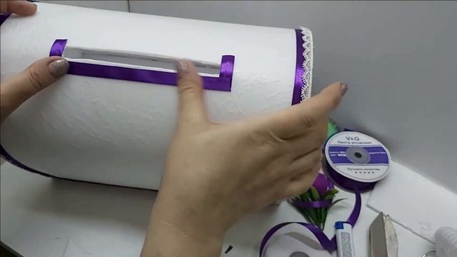Коробка для денег на свадьбу СУНДУК своими руками // Декор смотреть онлайн