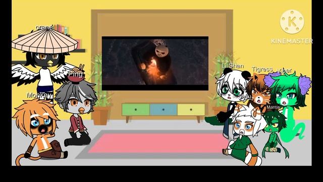 The furious 5+Shen+Ping and shifu react to final battle (part 2) смотреть онлайн