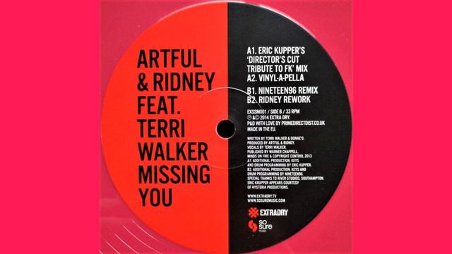 Artful Ridney Feat Terri Walker - Missing You (Eric Kupper "Director's Cut Tribute To FK" Mix) смотреть онлайн