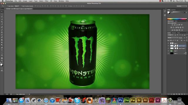SpeedArt - Monster Energy смотреть онлайн