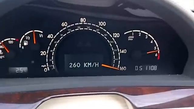 S600 0-318 Km/h Mercedes W220 V12 Biturbo Acceleration