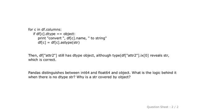 Pandas : Strings in a DataFrame, but dtype is object смотреть онлайн