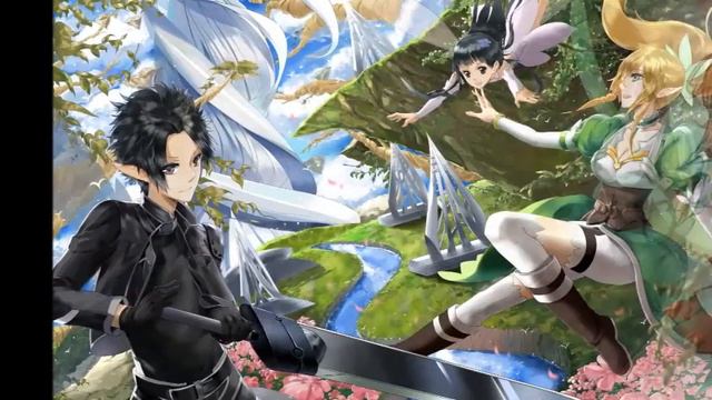 Слайд шоу по аниме Мастера Меча Онлайн SAO