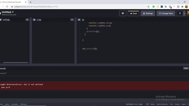 29 JavaScript Object Method This | JavaScript Crash Course By Darwish смотреть онлайн