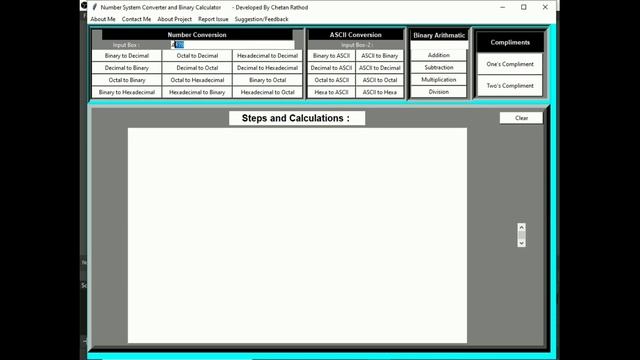 Number System Converter and Binary Calculator Software Using Python смотреть онлайн