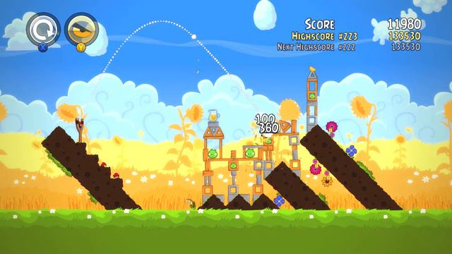 Angry Birds Trilogy-Seasons | 3 Stars on 8-26 | Microsoft Xbox 360 смотреть онлайн