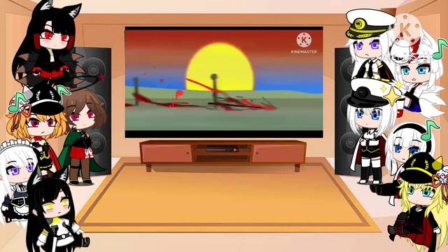 azur Lane react to stick war PT 2 смотреть онлайн