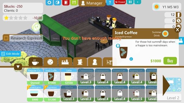 ☕ Manage Your Own Coffee Shop In This Coffee Shop Tycoon | First Look Gameplay