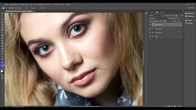 Обработка портрета в Лайтрум и Фотошоп смотреть онлайн