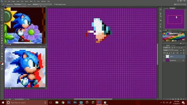 Sonic Mania Pixel Art Running Animation Speed Paint смотреть онлайн