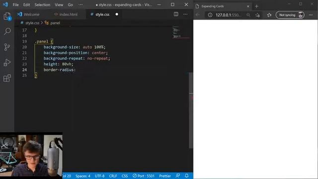 HTML Expanding Hover Cards | HTML CSS Javascript | смотреть онлайн