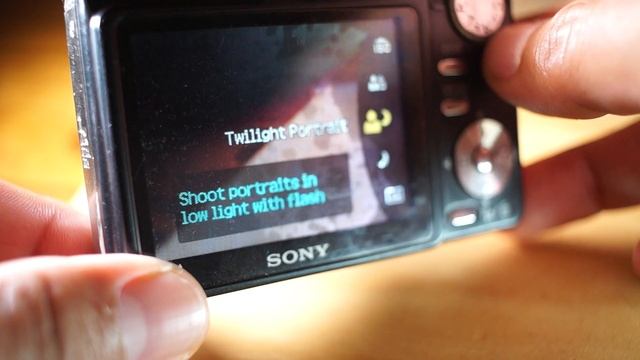 How to work with Scenes for SHUTTER Speed Sony DSC W55 смотреть онлайн