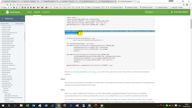 Android Studio #24: Add Contacts Person Email Phone by Batch Operations смотреть онлайн